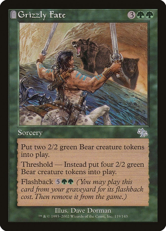Image for Grizzly Fate (119) (JUD) - Magic: The Gathering