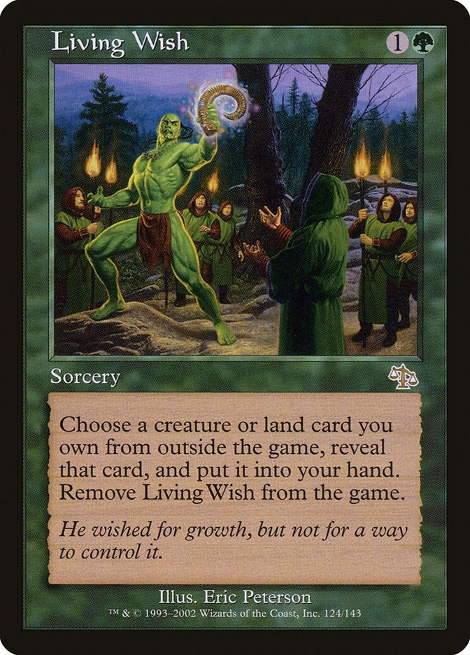 Image for Living Wish (124) (JUD) - Magic: The Gathering