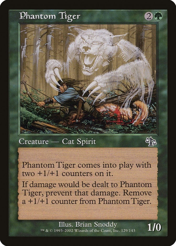 Image for Phantom Tiger (129) (JUD) - Magic: The Gathering