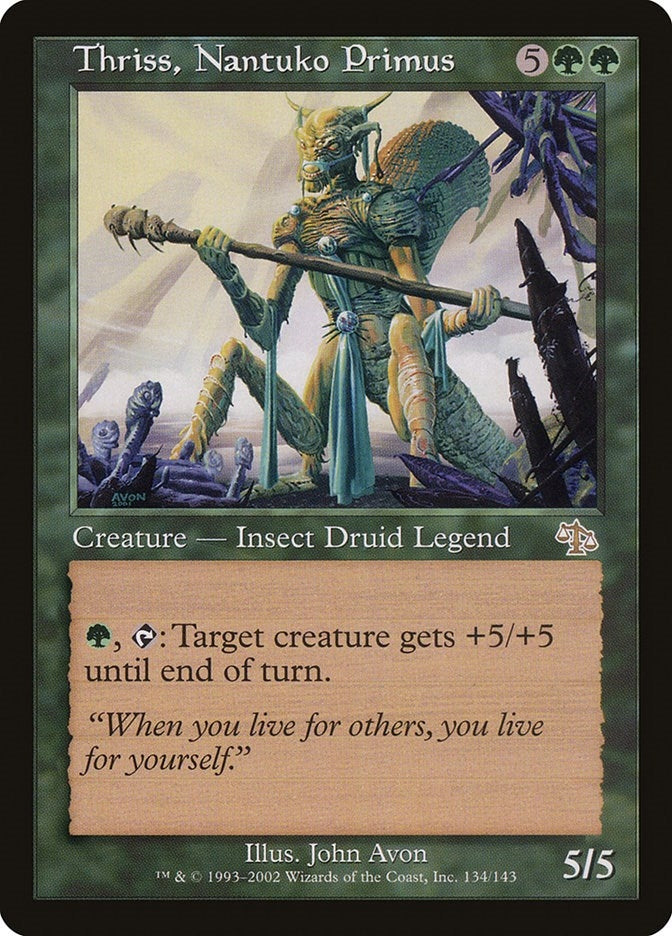 Image for Thriss, Nantuko Primus (134) (JUD) - Magic: The Gathering