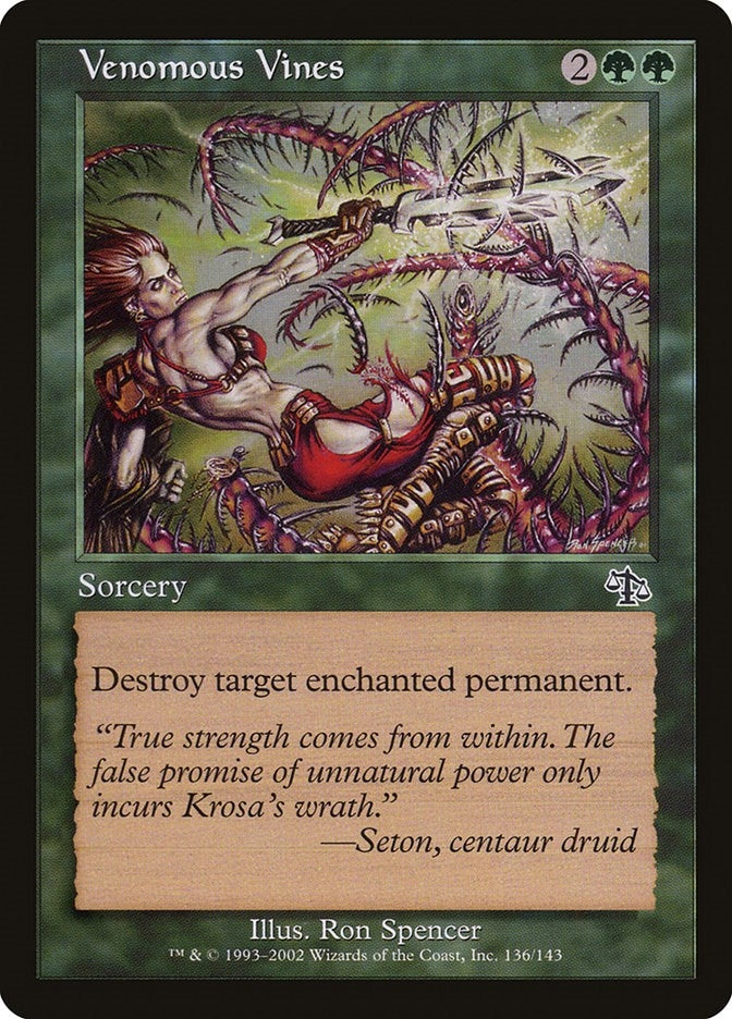 Image for Venomous Vines (136) (JUD) - Magic: The Gathering