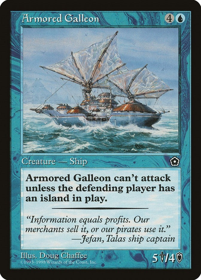 Image for Armored Galleon (P02) - Magic: The Gathering