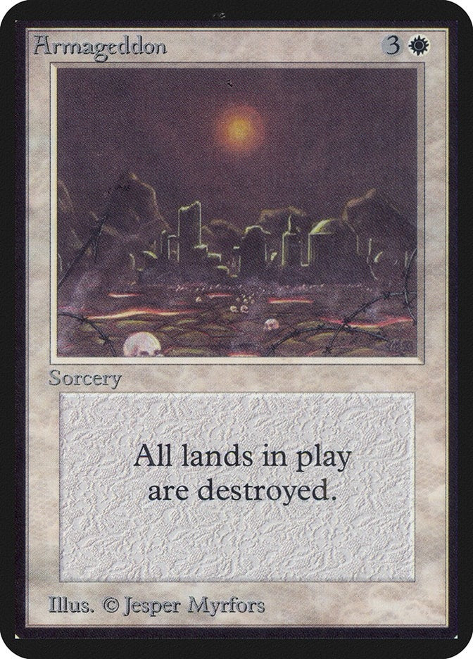 Image for Armageddon (LEA) - Magic: The Gathering