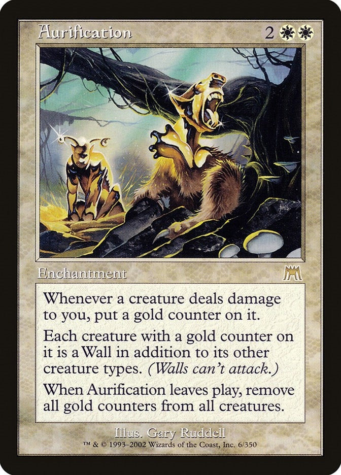 Image for Aurification (6) (ONS) - Magic: The Gathering