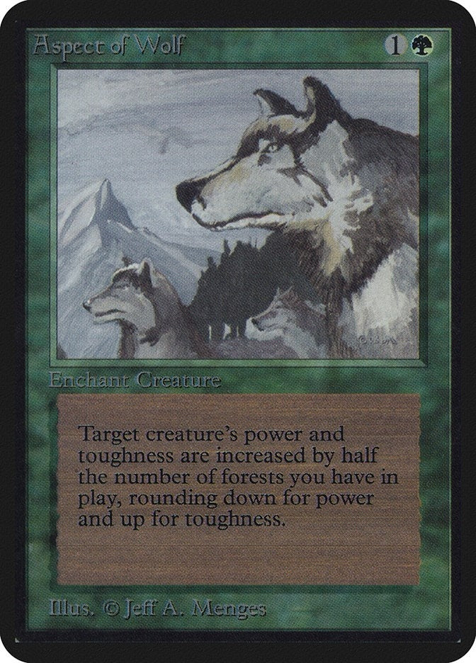 Image for Aspect of Wolf (LEA) - Magic: The Gathering