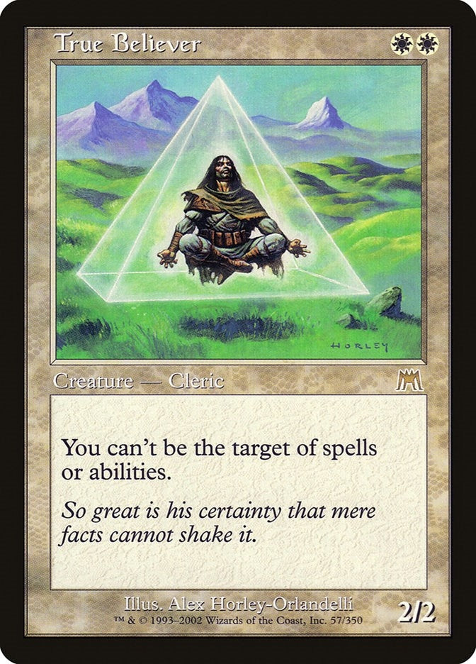 Image for True Believer (57) (ONS) - Magic: The Gathering