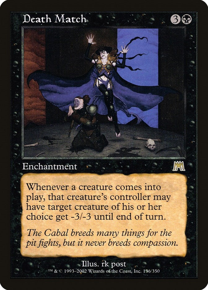 Image for Death Match (136) (ONS) - Magic: The Gathering