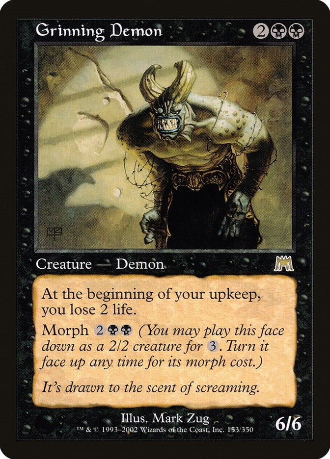 Image for Grinning Demon (153) (ONS) - Magic: The Gathering