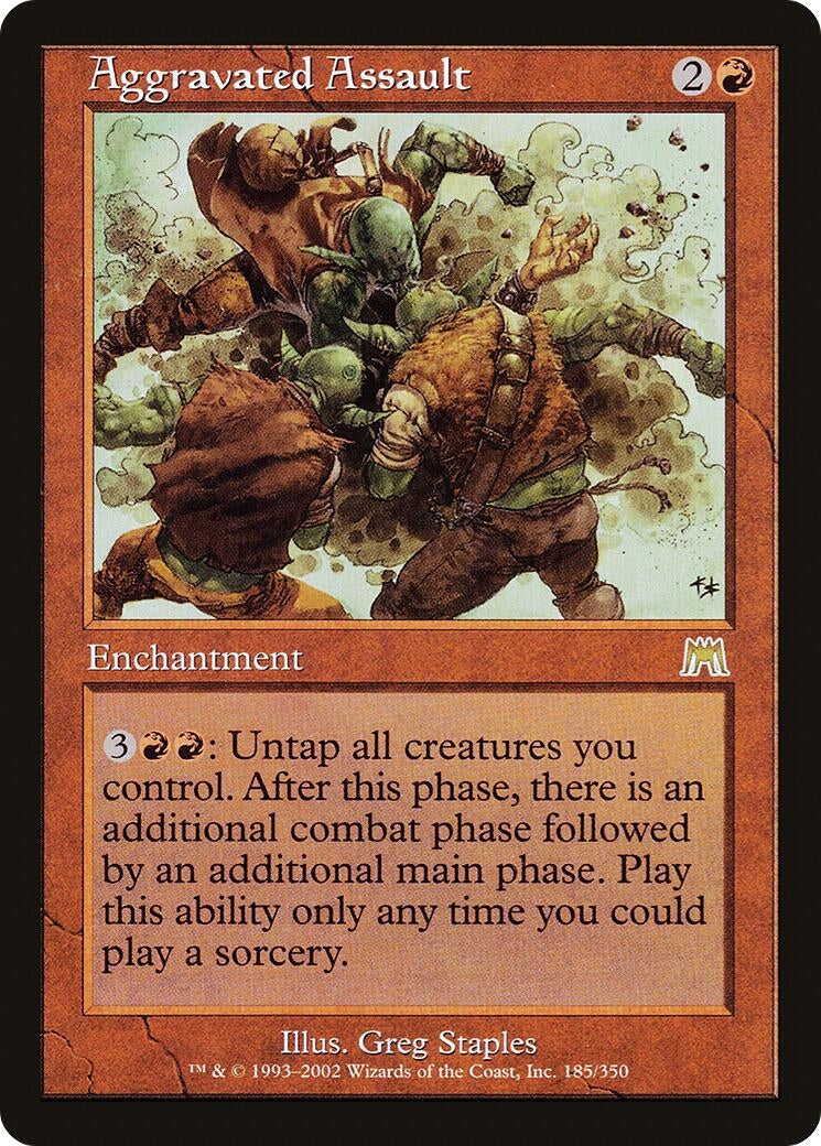 Image for Aggravated Assault (185) (ONS) - Magic: The Gathering