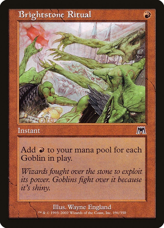 Image for Brightstone Ritual (191) (ONS) - Magic: The Gathering