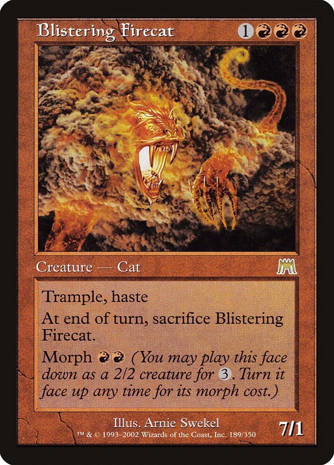 Image for Blistering Firecat (189) (ONS) - Magic: The Gathering