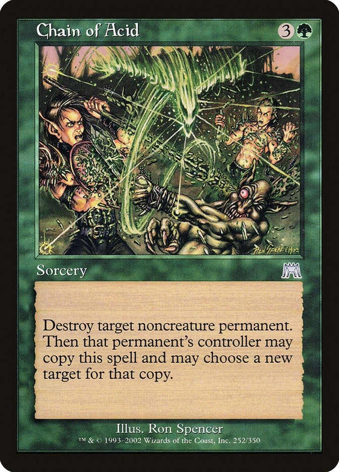 Image for Chain of Acid (252) (ONS) - Magic: The Gathering