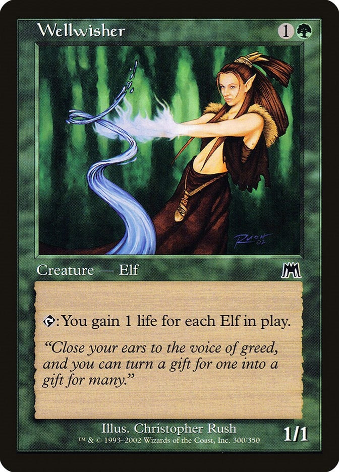 Image for Wellwisher (300) (ONS) - Magic: The Gathering