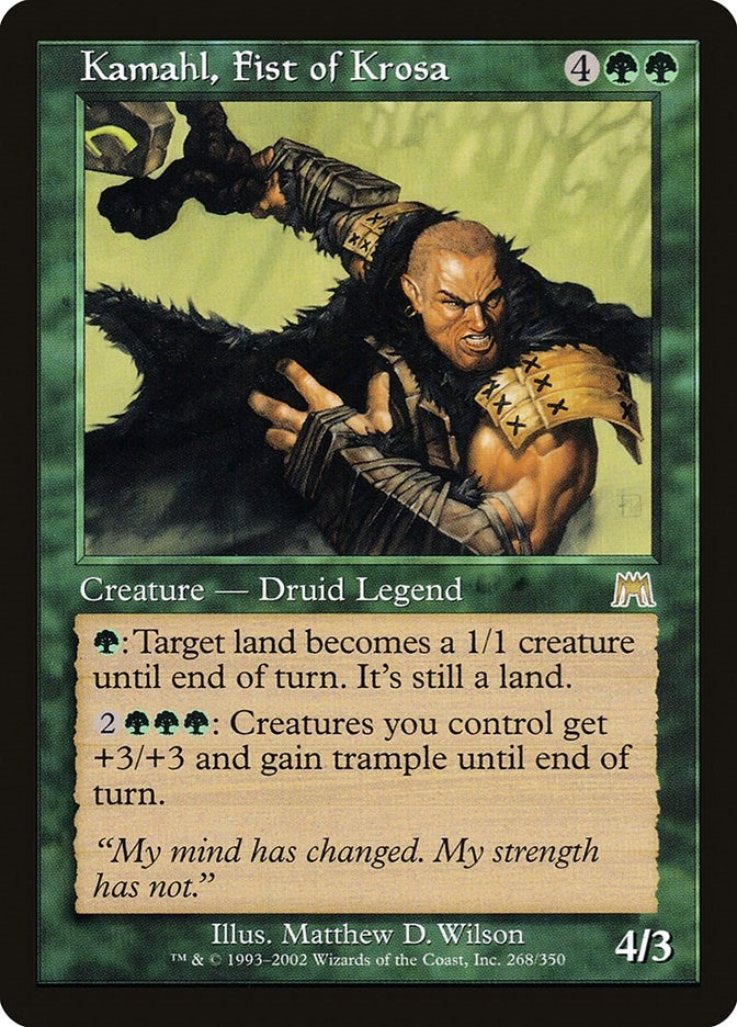 Image for Kamahl, Fist of Krosa (268) (ONS) - Magic: The Gathering