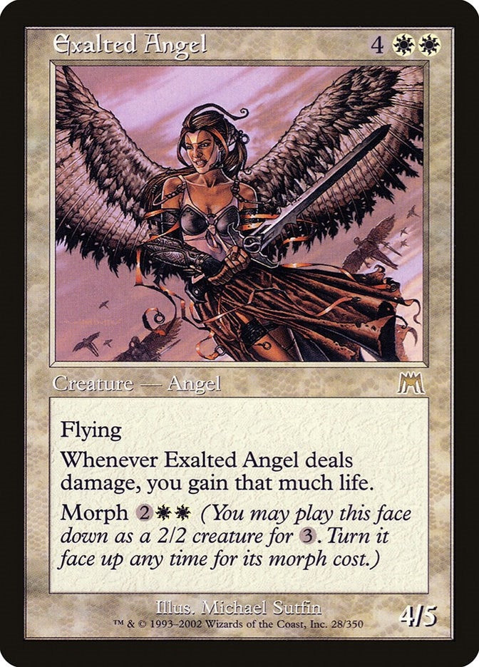 Image for Exalted Angel (28) (ONS) - Magic: The Gathering