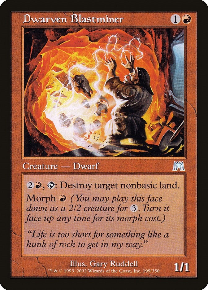 Image for Dwarven Blastminer (199) (ONS) - Magic: The Gathering