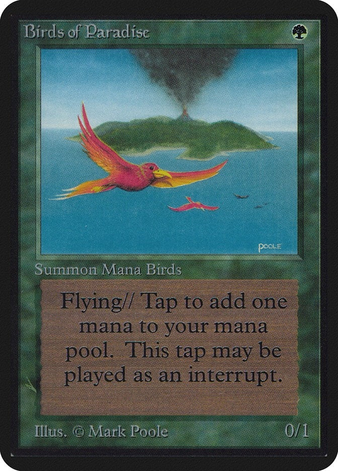 Image for Birds of Paradise (LEA) - Magic: The Gathering