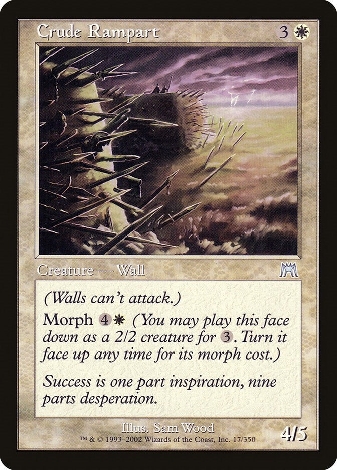 Image for Crude Rampart (17) (ONS) - Magic: The Gathering