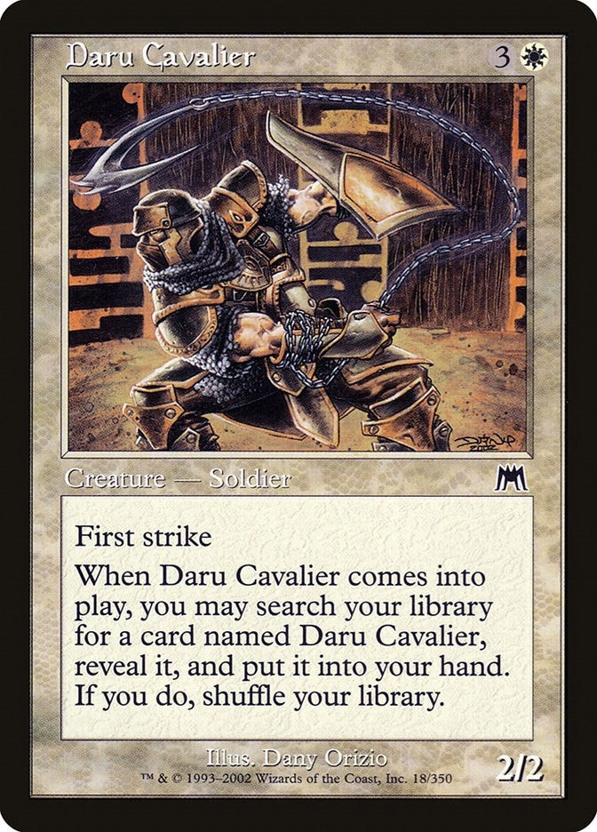 Image for Daru Cavalier (18) (ONS) - Magic: The Gathering