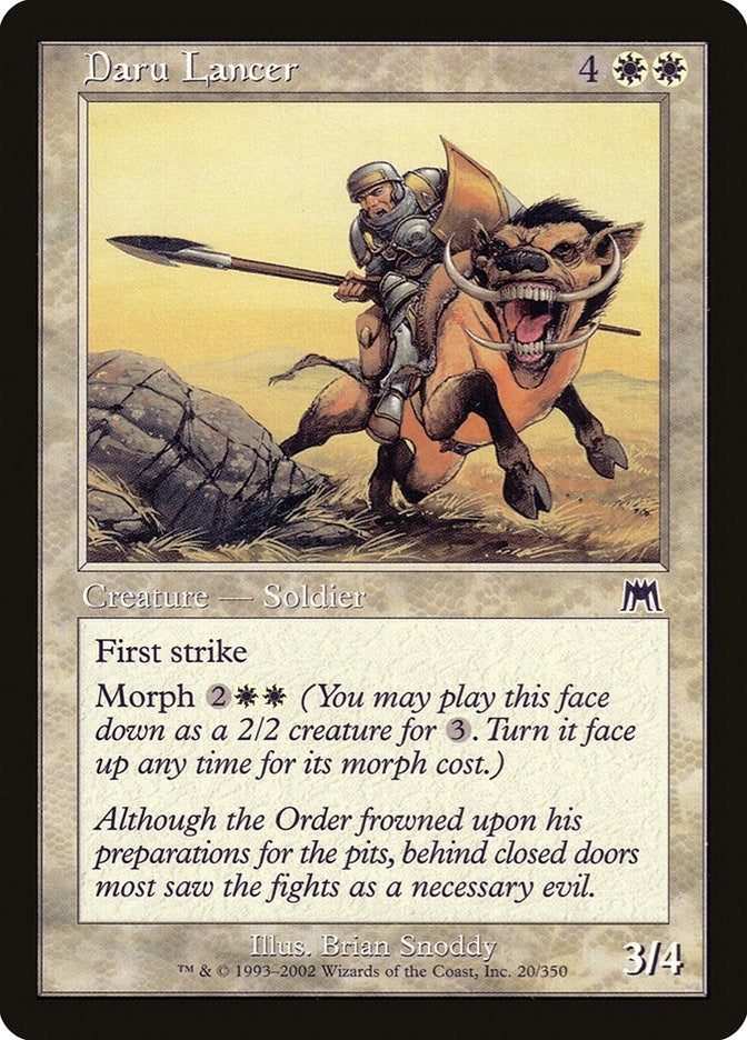 Image for Daru Lancer (20) (ONS) - Magic: The Gathering