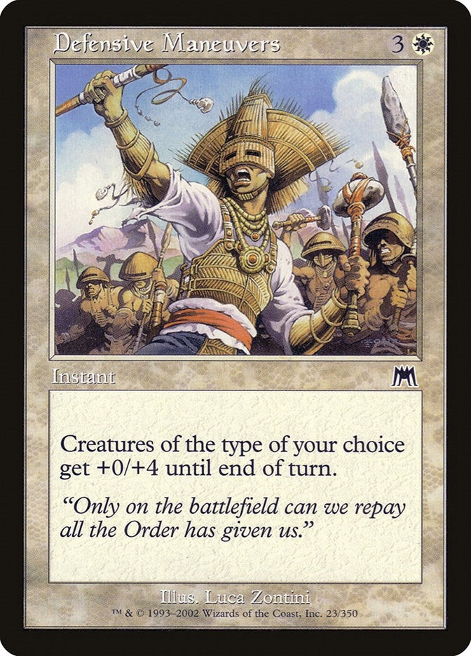 Image for Defensive Maneuvers (23) (ONS) - Magic: The Gathering