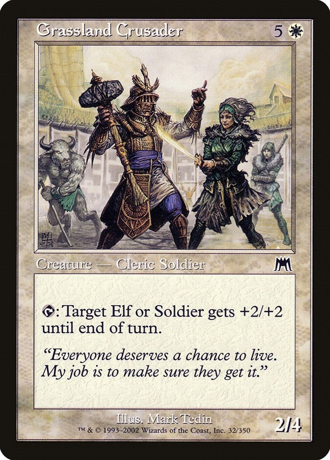 Image for Grassland Crusader (32) (ONS) - Magic: The Gathering