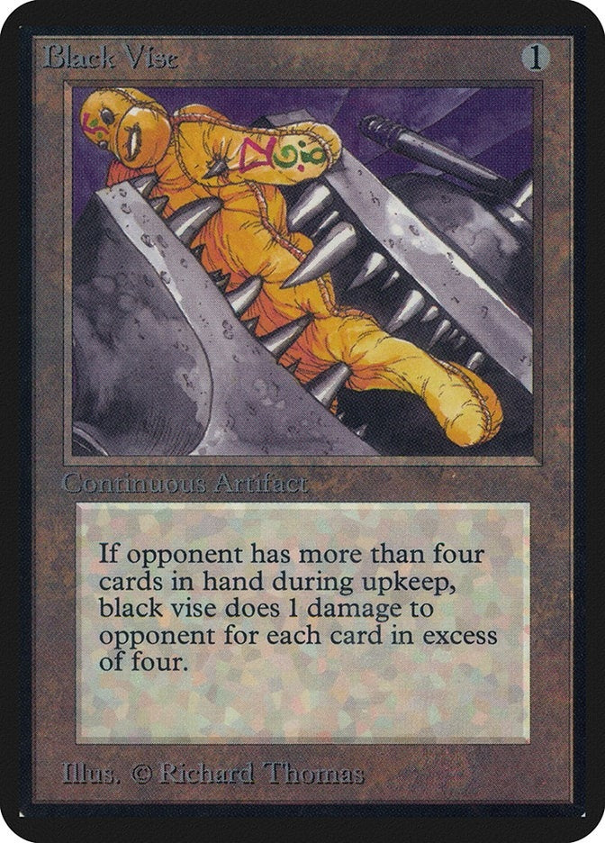 Image for Black Vise (LEA) - Magic: The Gathering