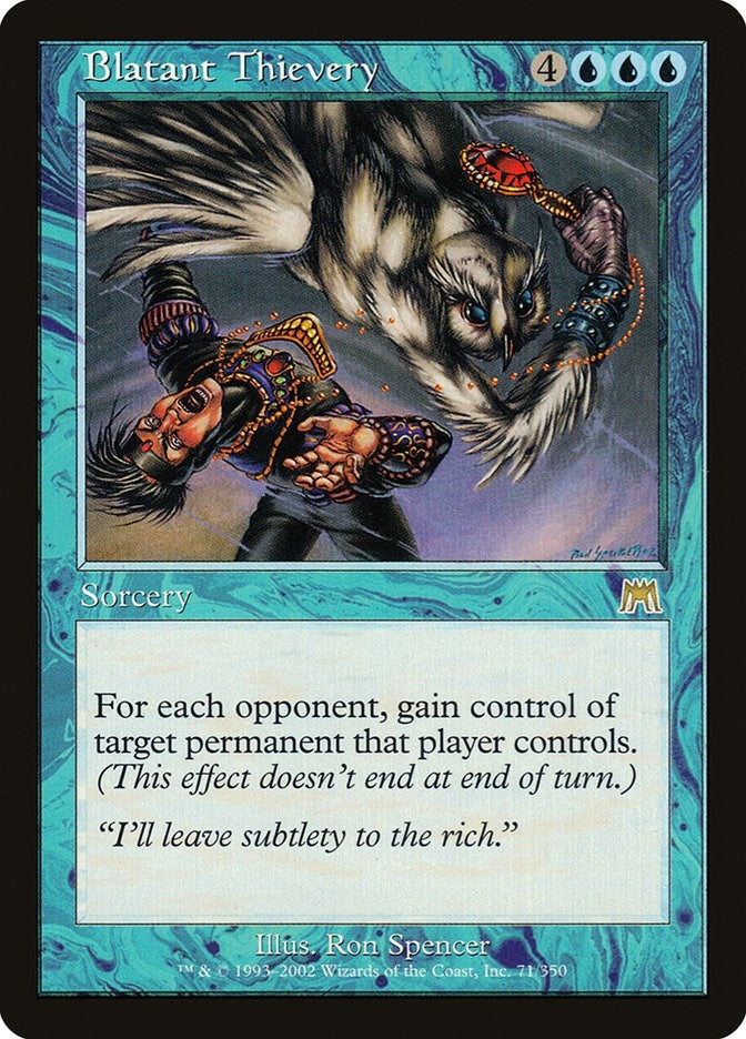 Image for Blatant Thievery (71) (ONS) - Magic: The Gathering