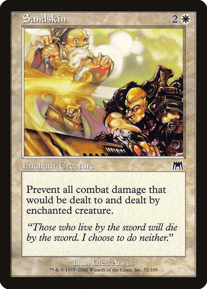 Image for Sandskin (52) (ONS) - Magic: The Gathering