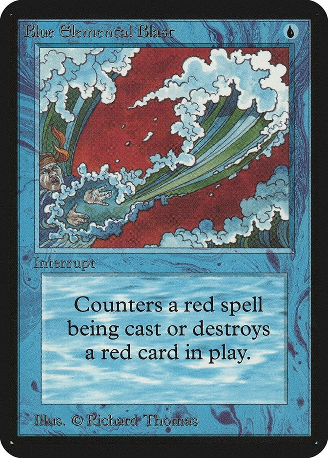 Image for Blue Elemental Blast (LEA) - Magic: The Gathering