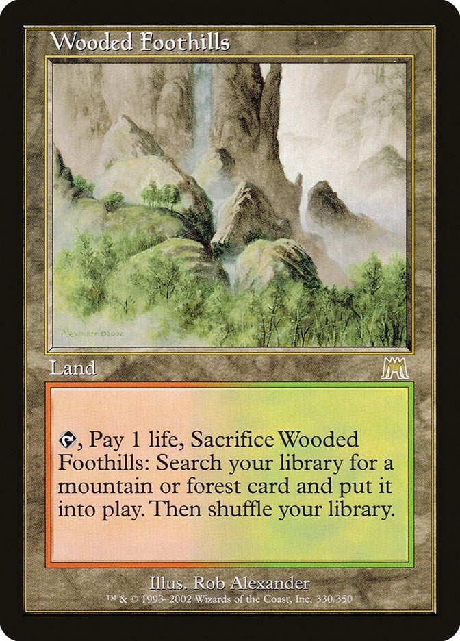 Image for Wooded Foothills (330) (ONS) - Magic: The Gathering