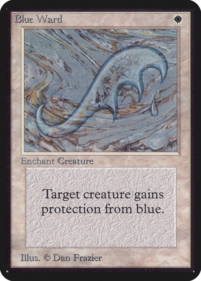 Image for Blue Ward (LEA) - Magic: The Gathering