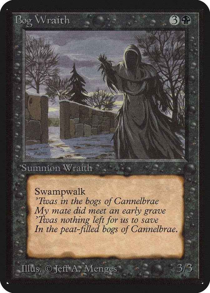 Image for Bog Wraith (LEA) - Magic: The Gathering