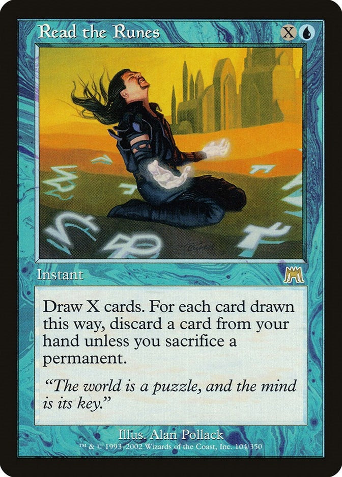 Image for Read the Runes (104) (ONS) - Magic: The Gathering