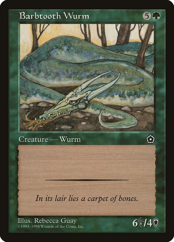 Image for Barbtooth Wurm (P02) - Magic: The Gathering