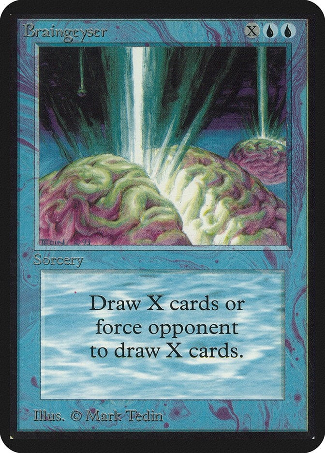 Image for Braingeyser (LEA) - Magic: The Gathering