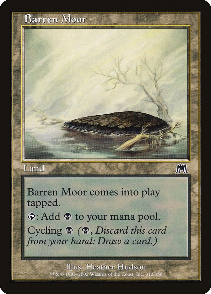 Image for Barren Moor (312) (ONS) - Magic: The Gathering