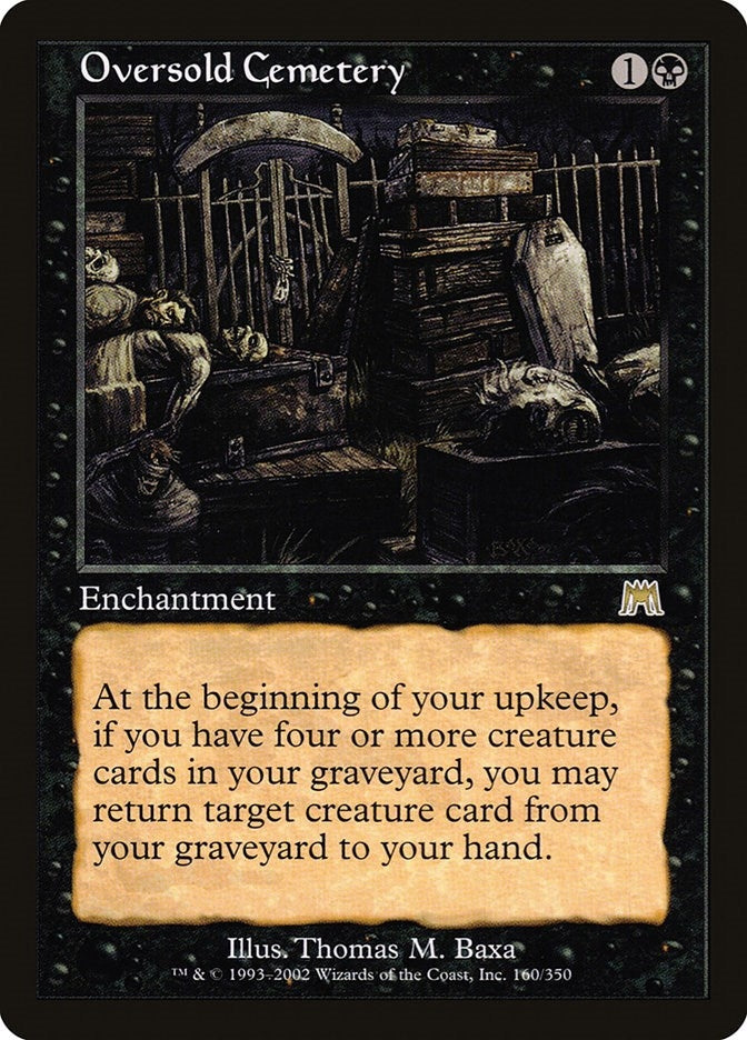 Image for Oversold Cemetery (160) (ONS) - Magic: The Gathering