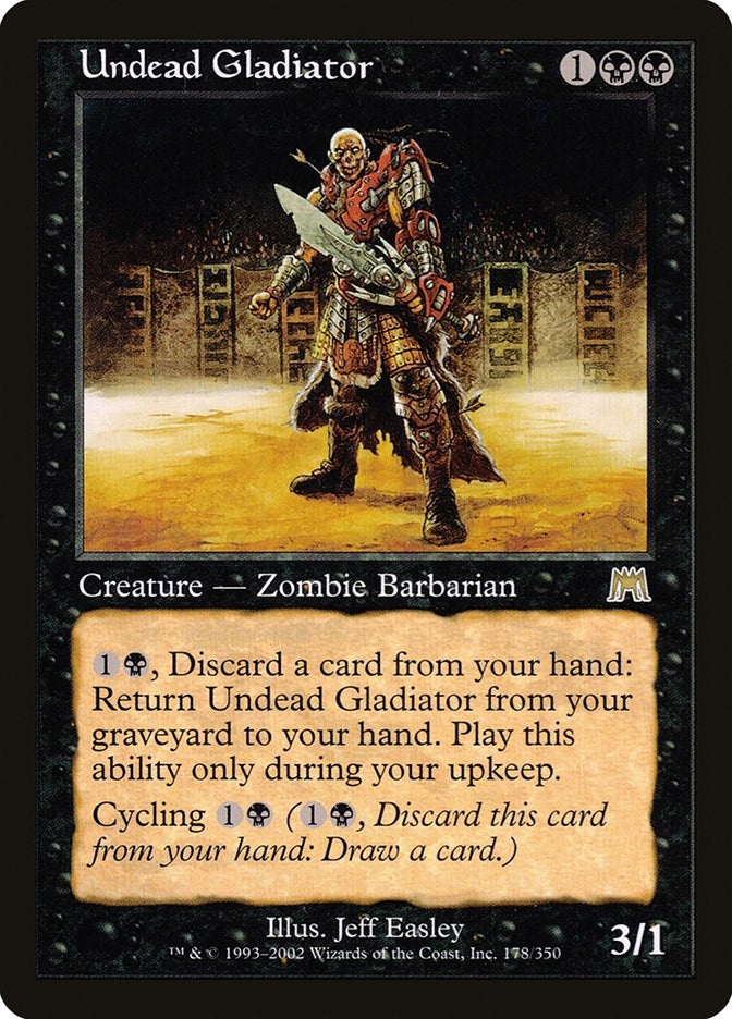 Image for Undead Gladiator (178) (ONS) - Magic: The Gathering