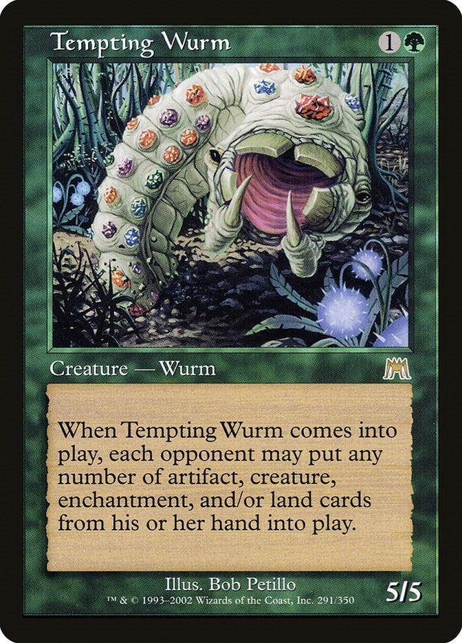 Image for Tempting Wurm (291) (ONS) - Magic: The Gathering