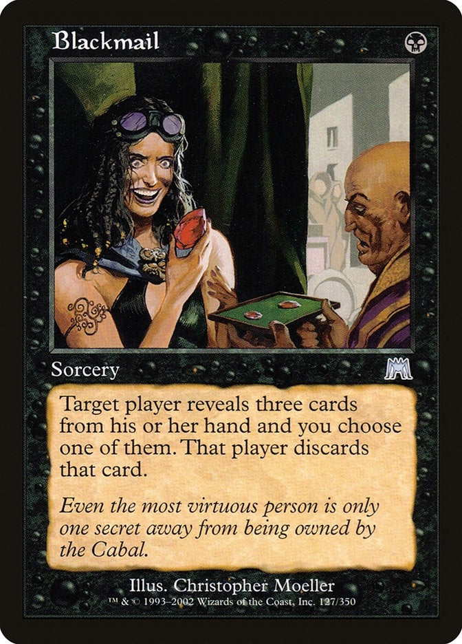 Image for Blackmail (127) (ONS) - Magic: The Gathering