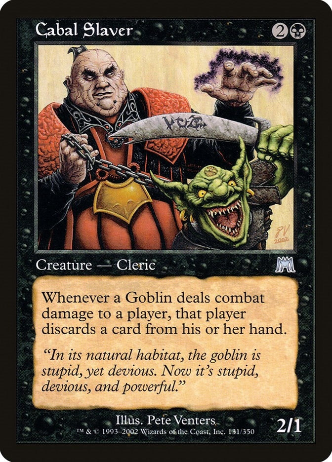 Image for Cabal Slaver (131) (ONS) - Magic: The Gathering