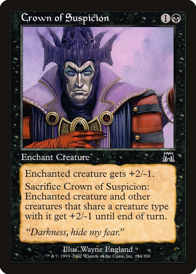 Image for Crown of Suspicion (134) (ONS) - Magic: The Gathering