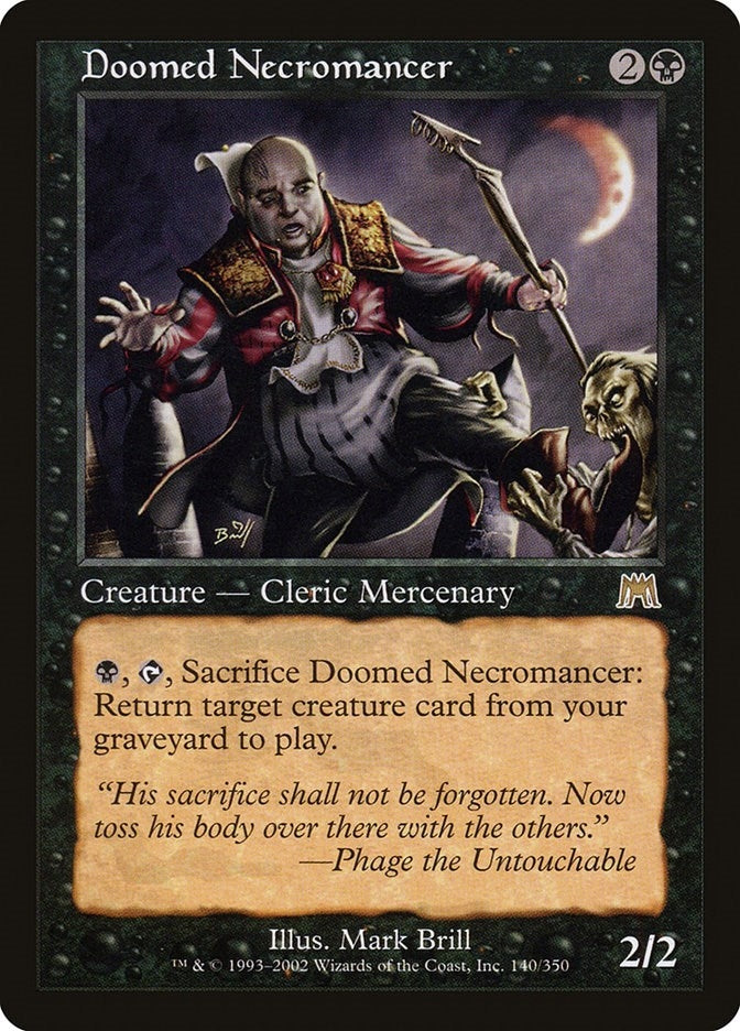 Image for Doomed Necromancer (140) (ONS) - Magic: The Gathering