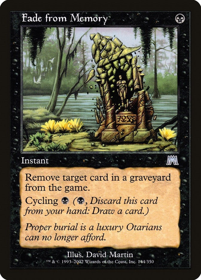 Image for Fade from Memory (144) (ONS) - Magic: The Gathering