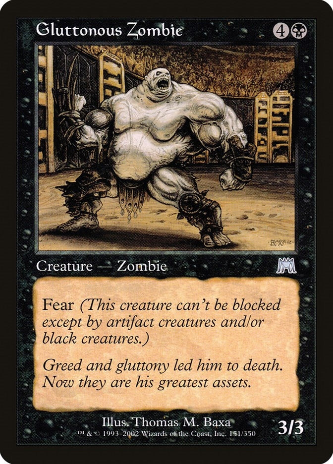Image for Gluttonous Zombie (151) (ONS) - Magic: The Gathering
