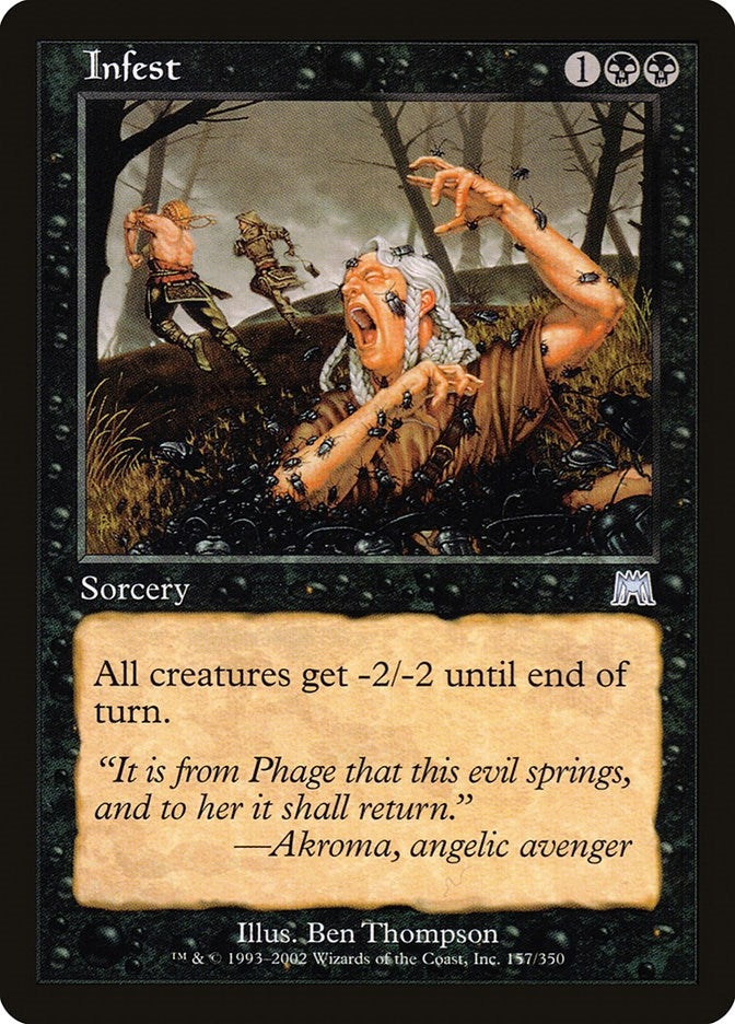 Image for Infest (157) (ONS) - Magic: The Gathering