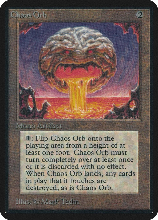 Image for Chaos Orb (LEA) - Magic: The Gathering