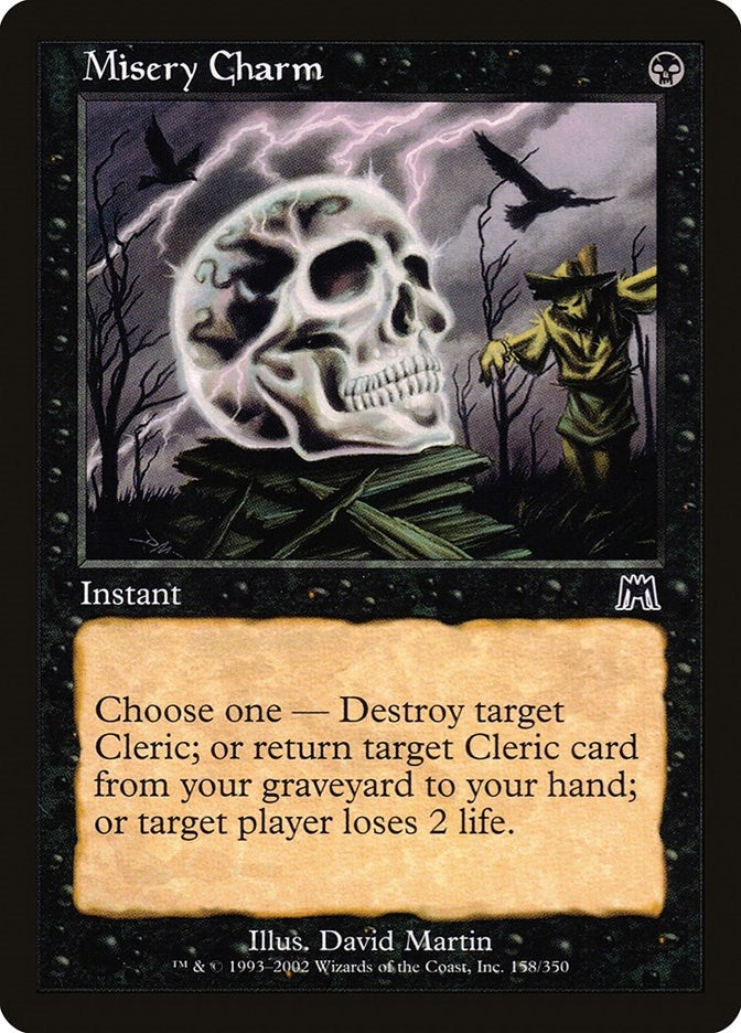 Image for Misery Charm (158) (ONS) - Magic: The Gathering