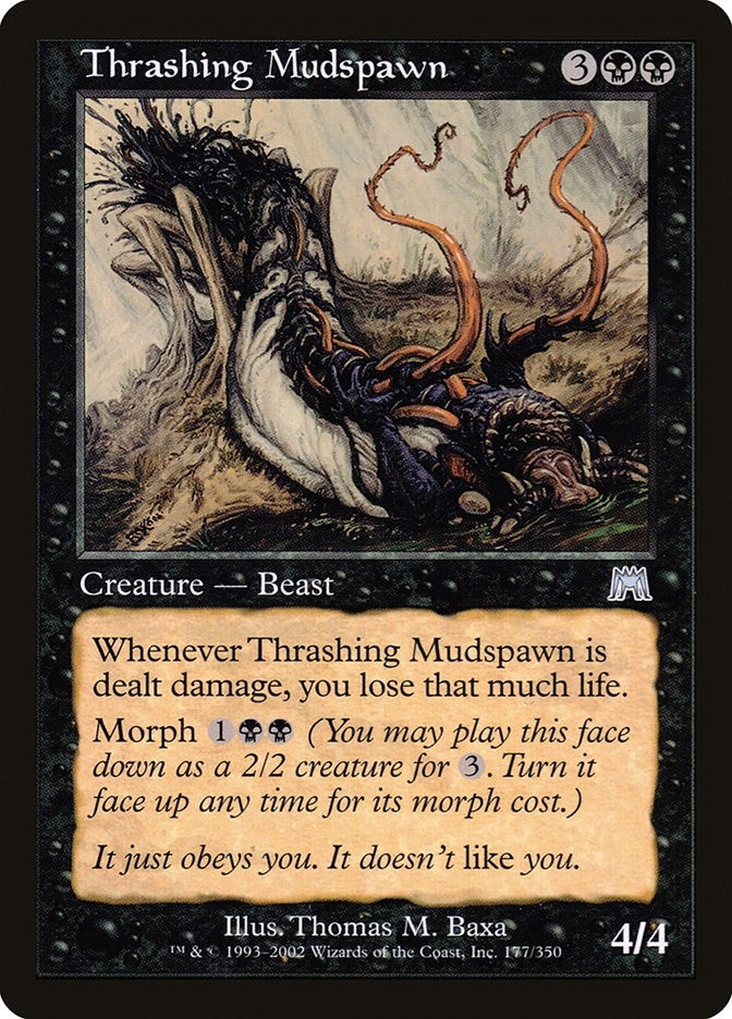 Image for Thrashing Mudspawn (177) (ONS) - Magic: The Gathering